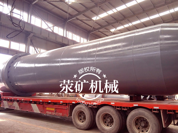2.8x60米回轉(zhuǎn)窯設(shè)備裝車，單臺設(shè)備裝車完畢